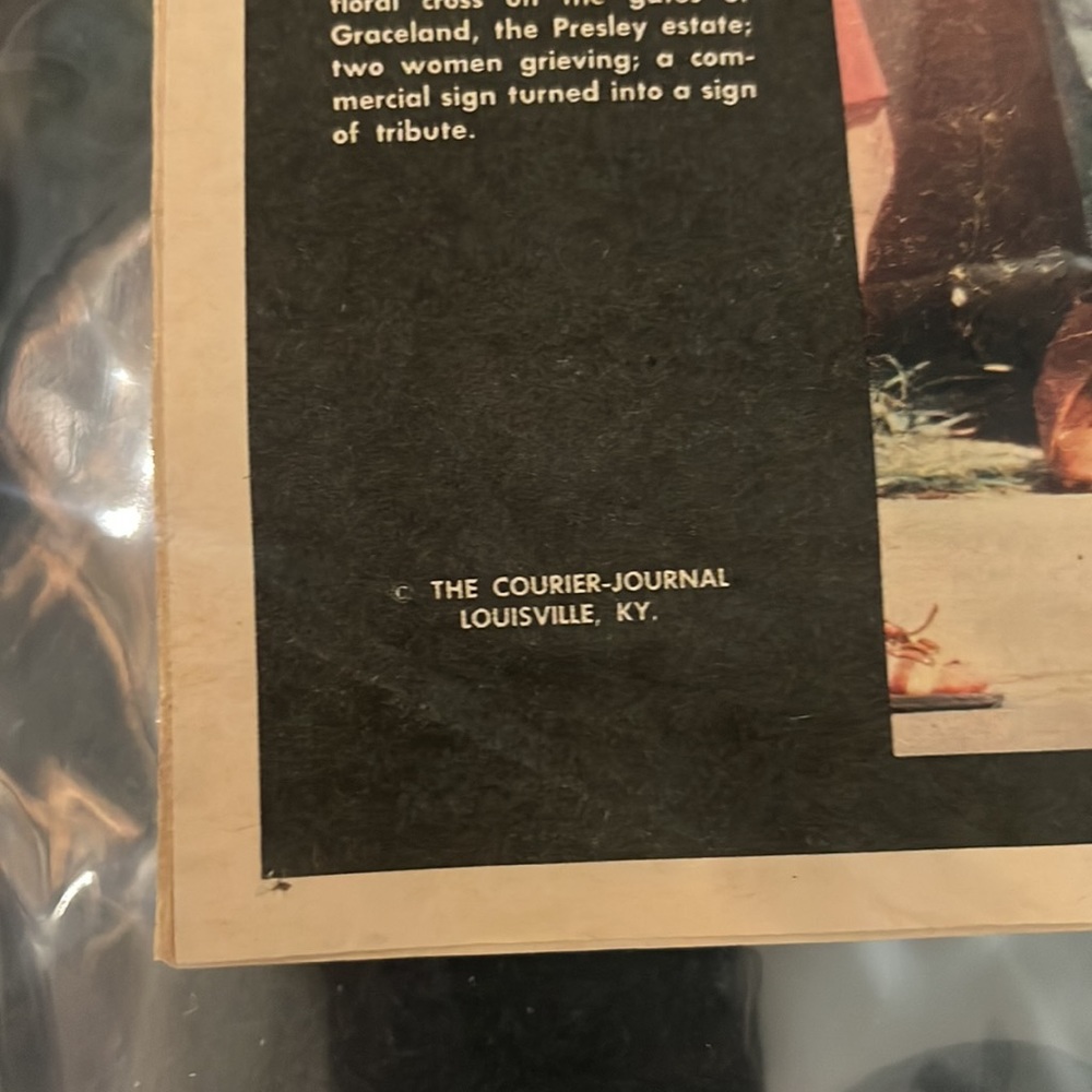 Vintage paper magazine Elvis Presley The courier journal - Picture 9 of 9